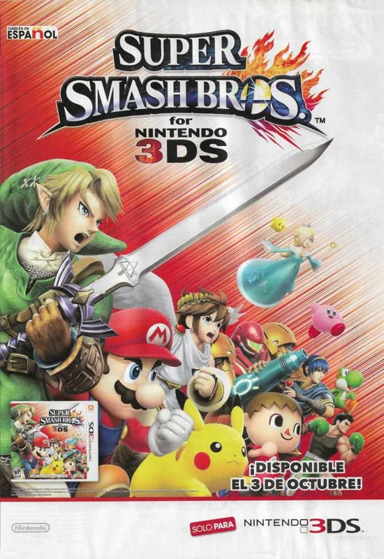 Anuncio de Smash 4 en Club Nintendo de México