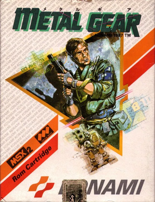 Portada europea del 1er Metal Gear