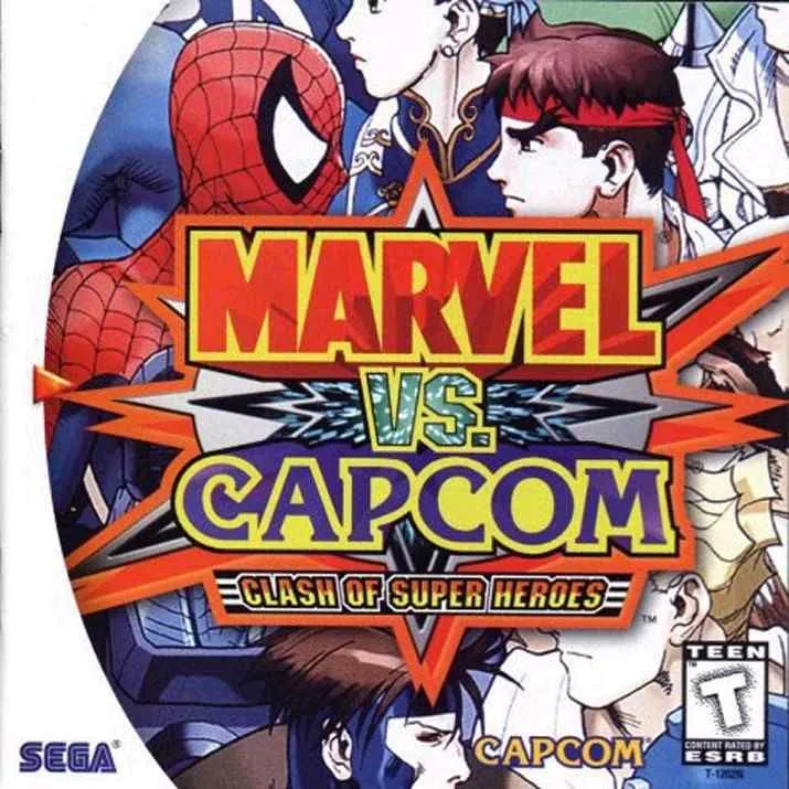 Versón americana de Marvel vs. Capcom: Clash of Super Heroes para DC