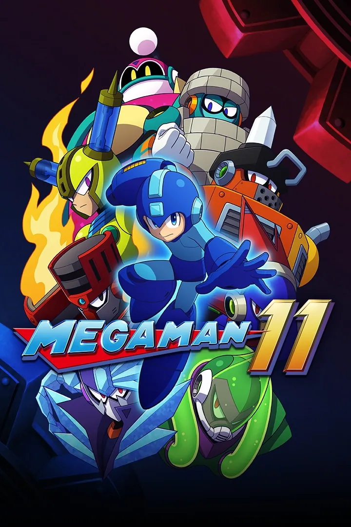 Portada internacional de Mega Man 11