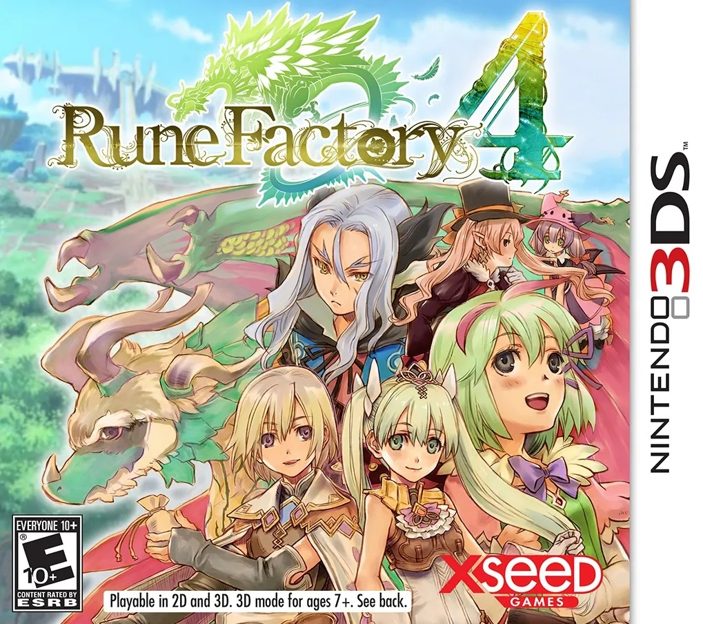 Portada americana de Rune Factory 4