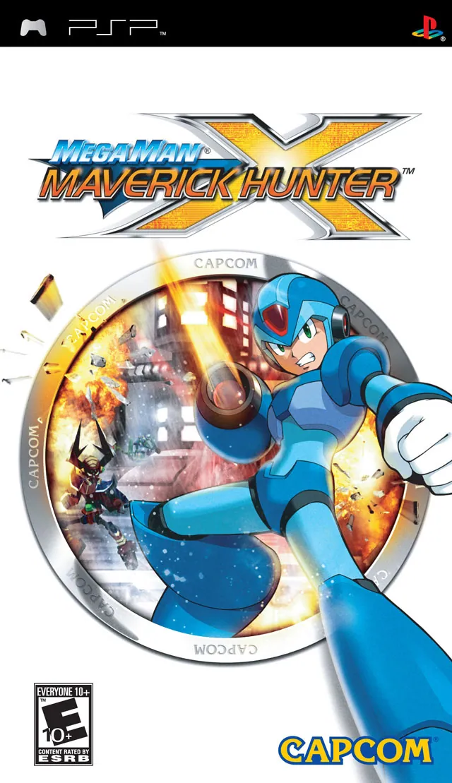 Portada gringa de Mega Man Maverick Hunter X