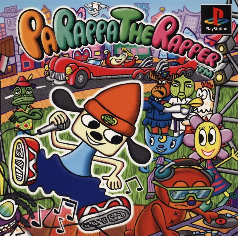 Portada nipona de Parappa the Rapper