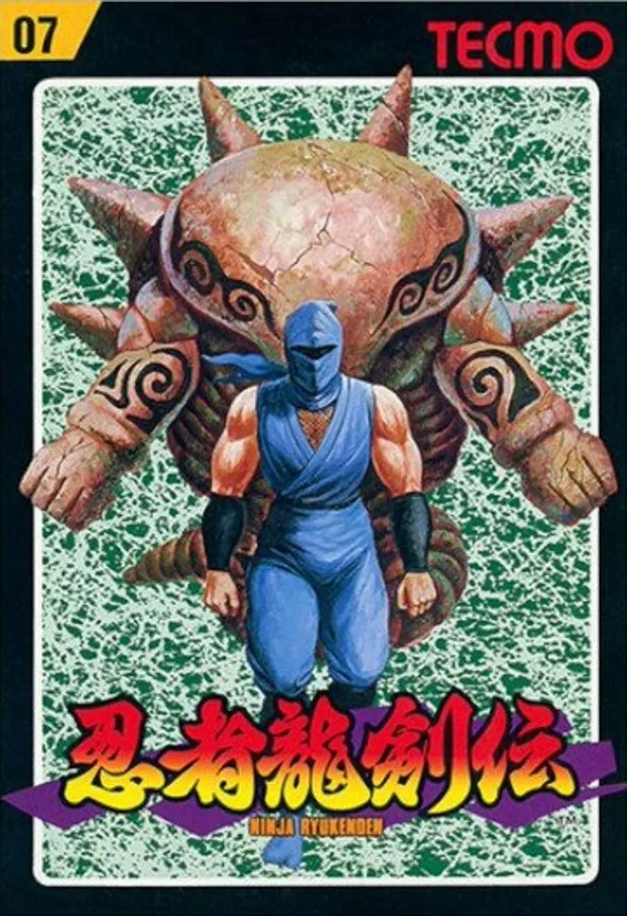 Portada nipona de Ninja Gaiden