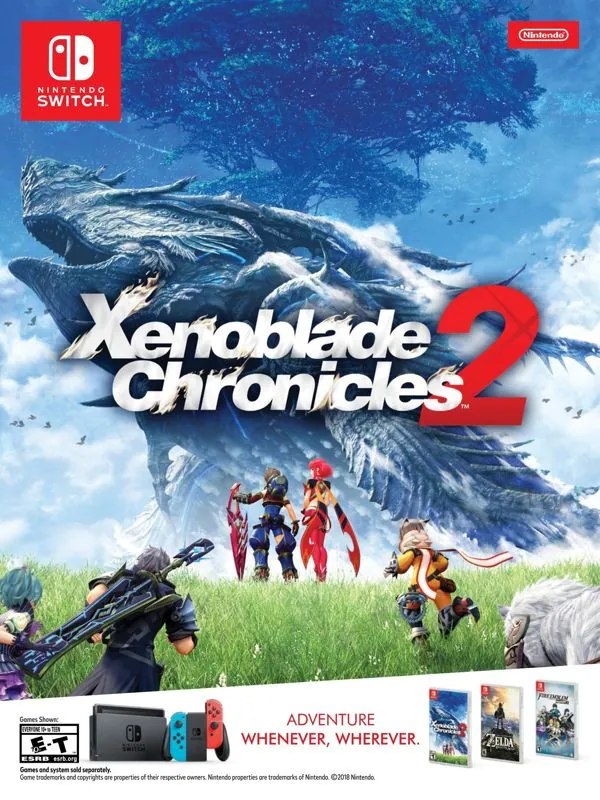 Anuncio gringo de Xenoblade Chronicles 2