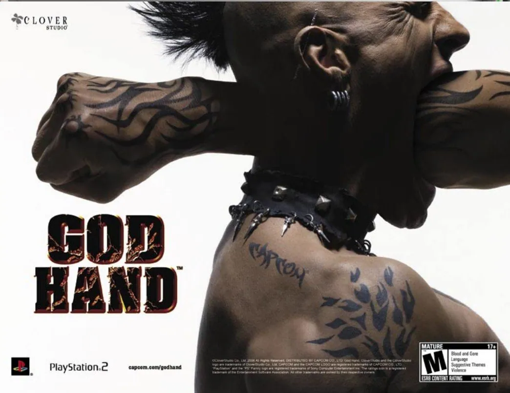 Anuncio de revista gringa de God Hand