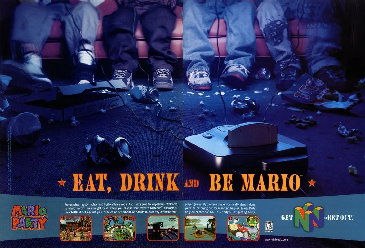 Otro anuncio estadounidense de Mario Party