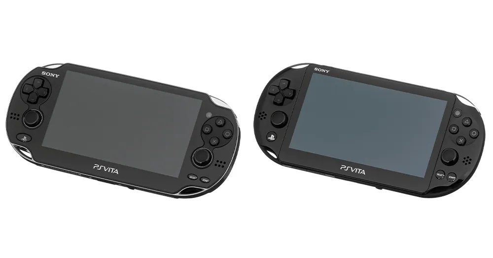 Los dos modelos de PlayStation Vita