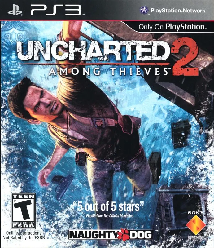 Portada americana de Uncharted 2: Among Thieves