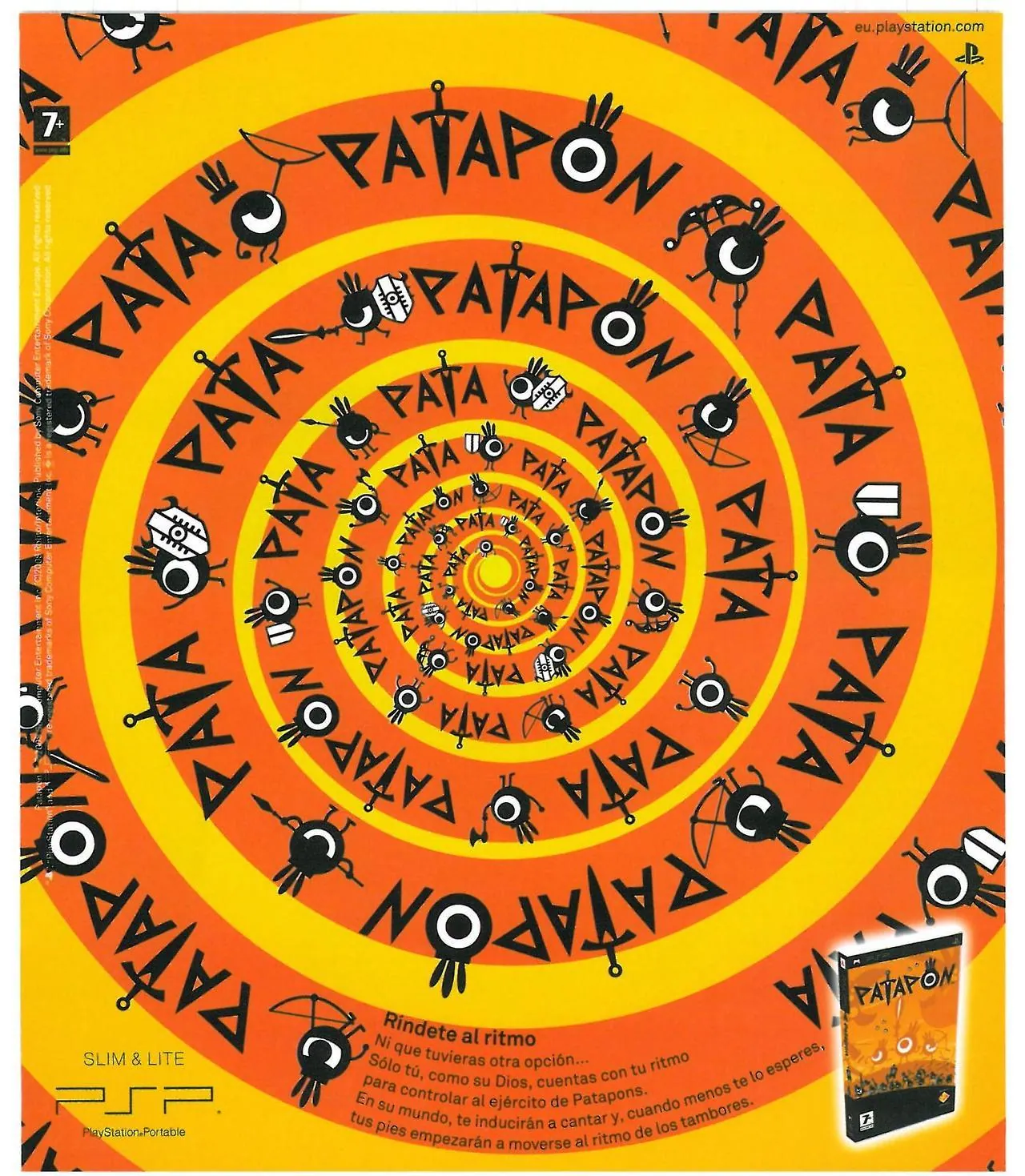 Anuncio español de Patapon