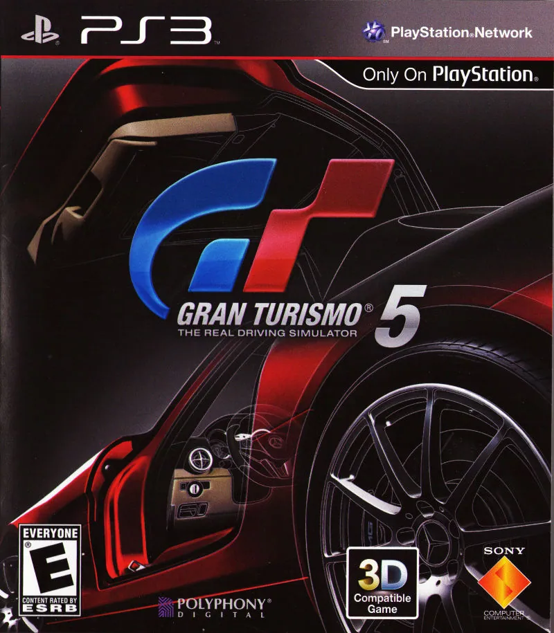 Portada americana de Gran Turismo 5