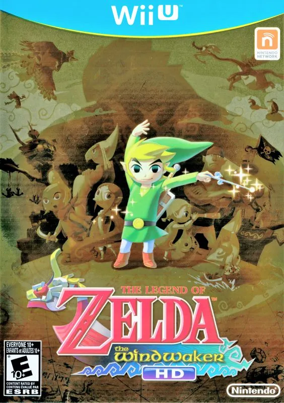 Portada americana del grandioso Wind Waker HD