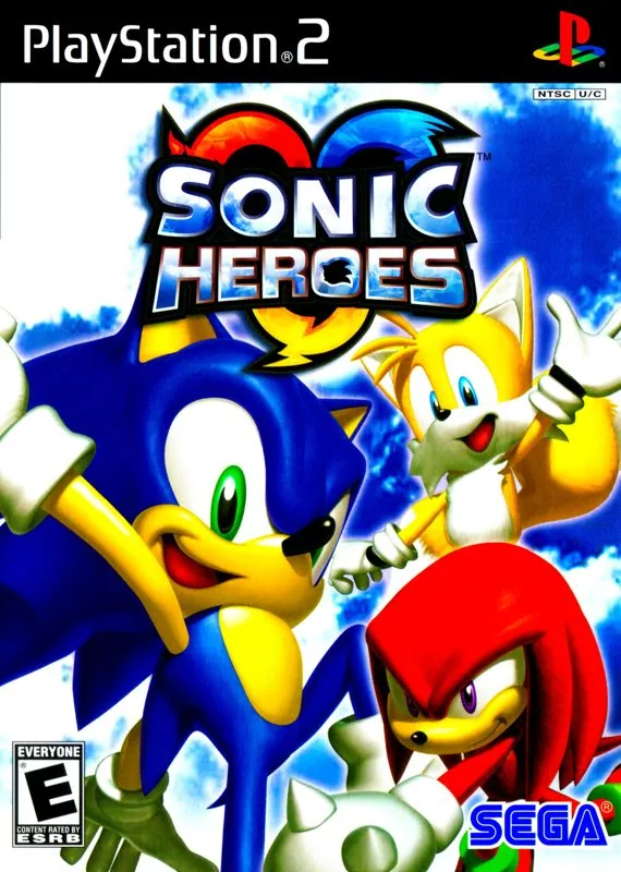 Versión americana para PS2 de Sonic Heroes