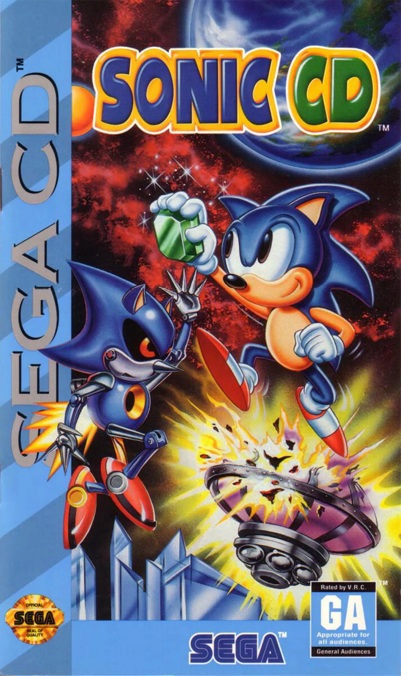 Sonic CD es el juego más icónico de SEGA CD