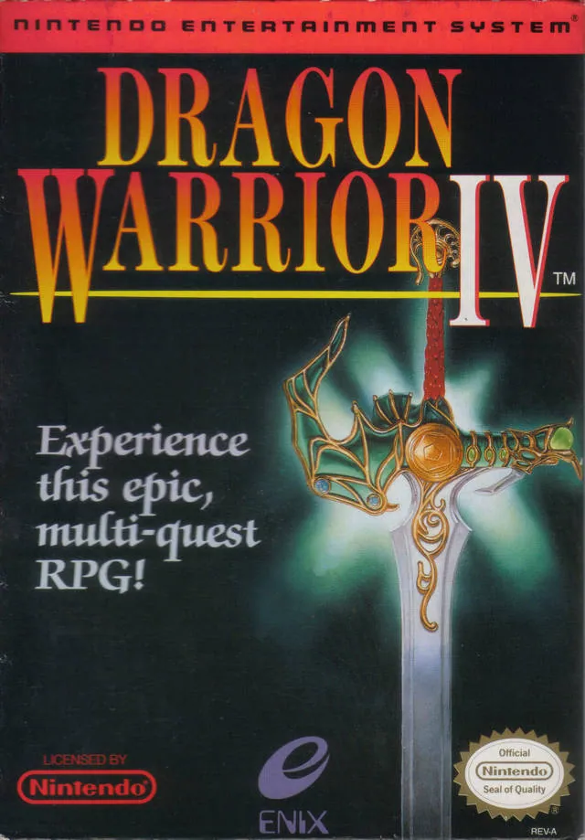 Portada americana de Dragon Quest IV