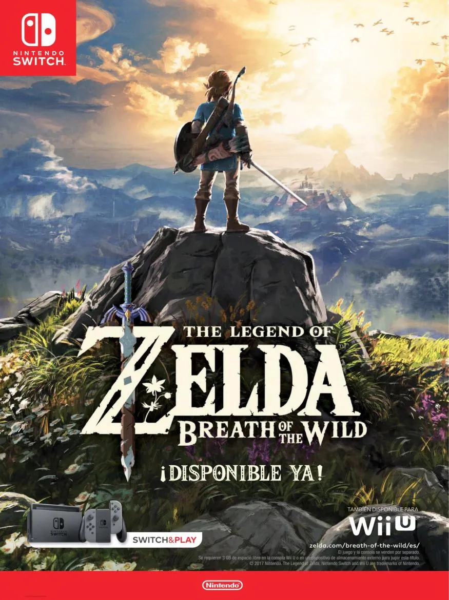 Anuncio de Club Nintendo de The Legend of Zelda: Breath of the Wild