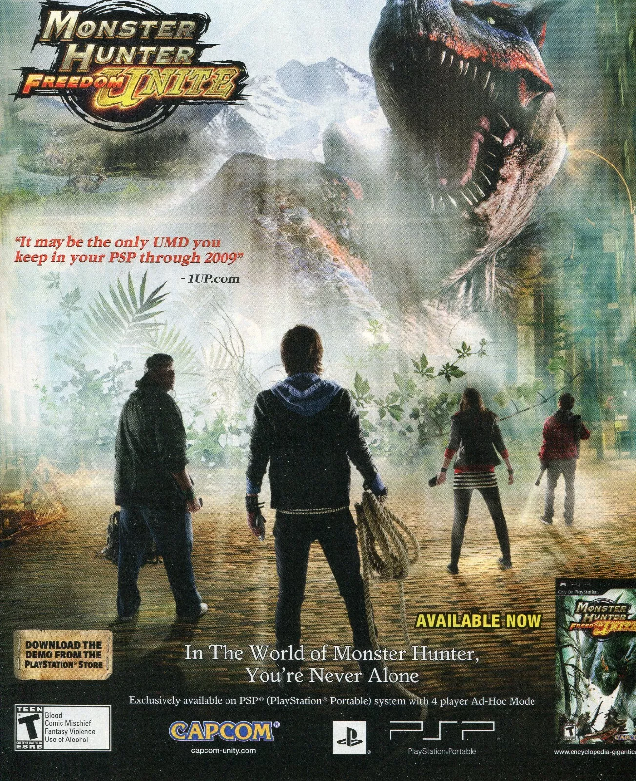 Anuncio de revista de Freedom Unite