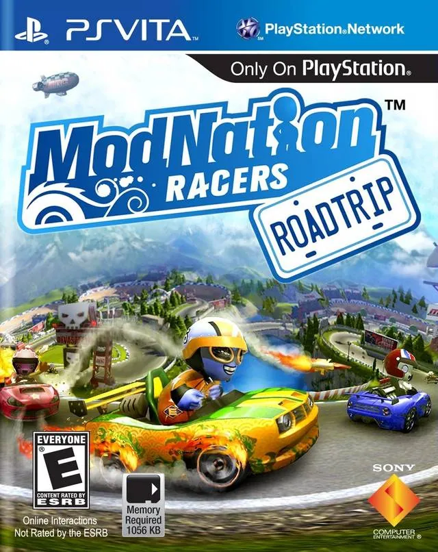 Portada americana de ModNations Racers: Road Trip