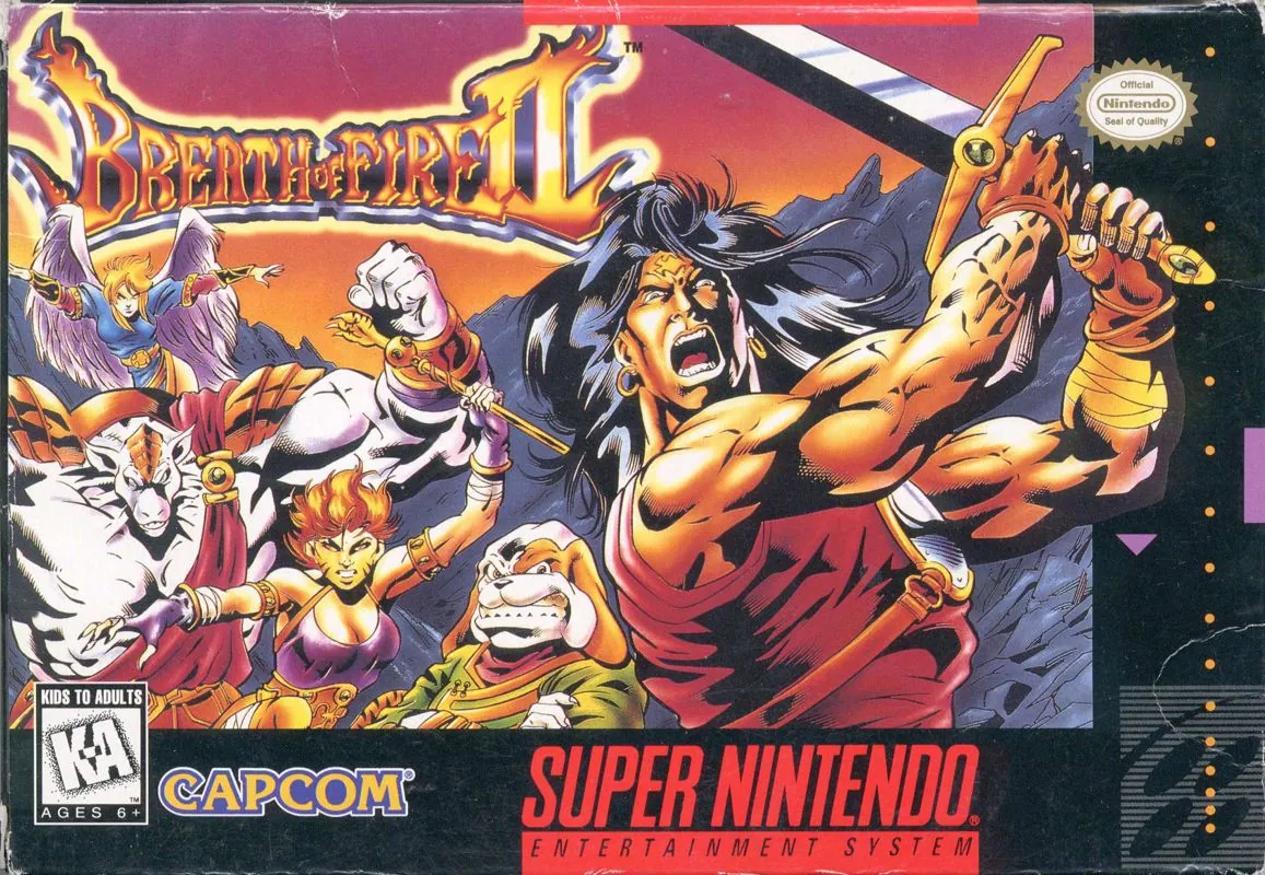 Portada americana de Breath of Fire II