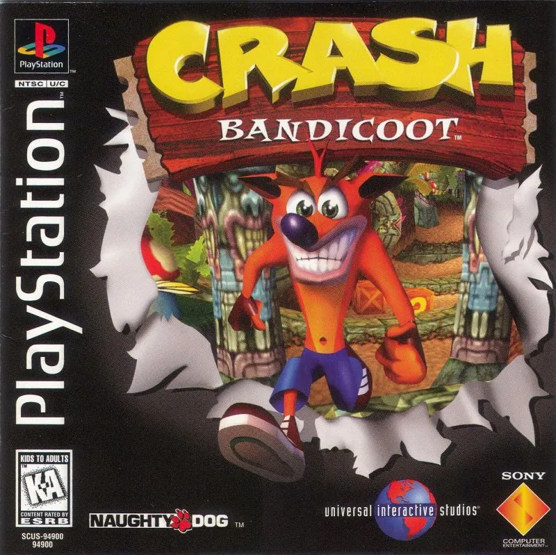 Portada del Crash original para PS1