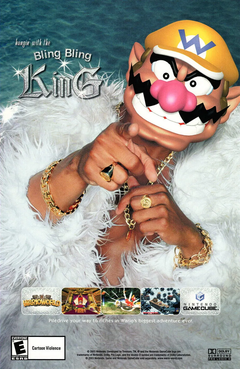 Anuncio gringo de Wario 3D