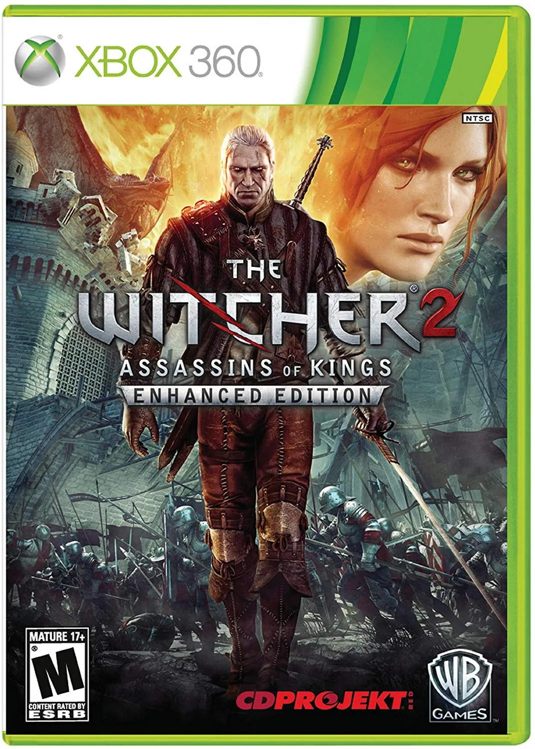 La portada de la versión de Xbox 360