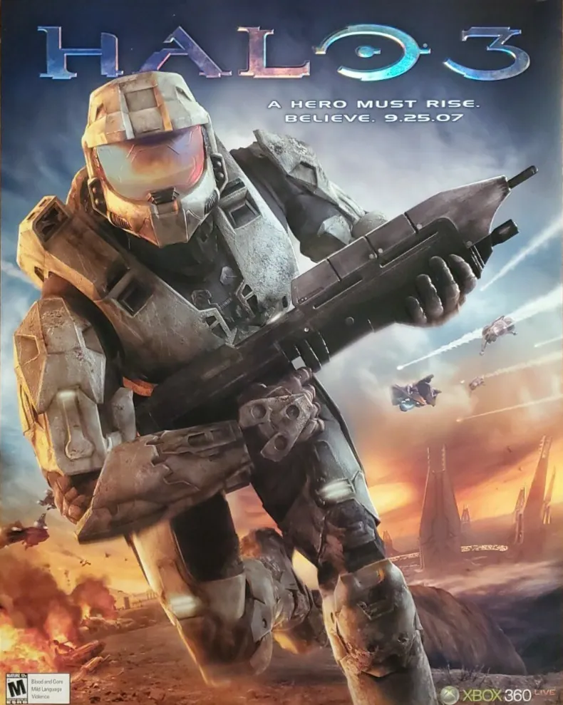 Anuncio de revista gringa de Halo 3