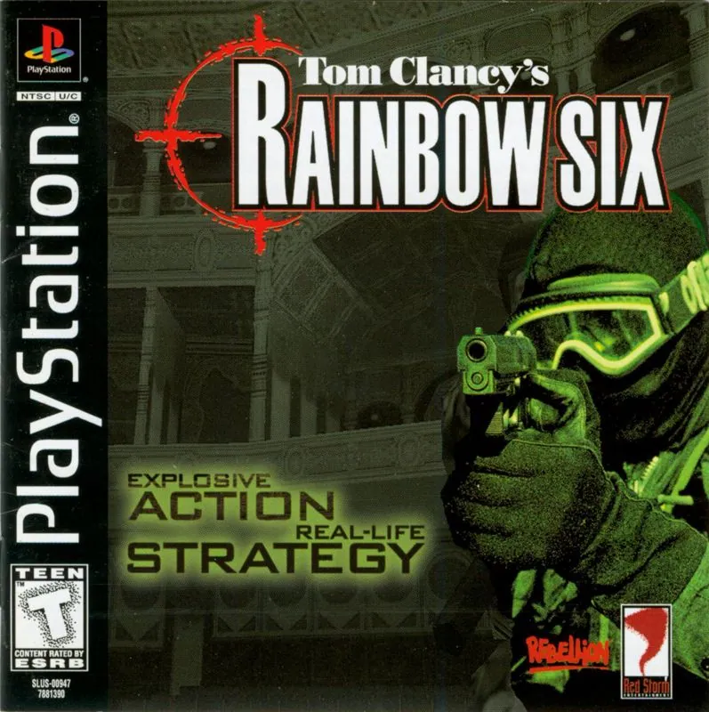 Portada de la versión de PS1 del 1er Rainbow Six
