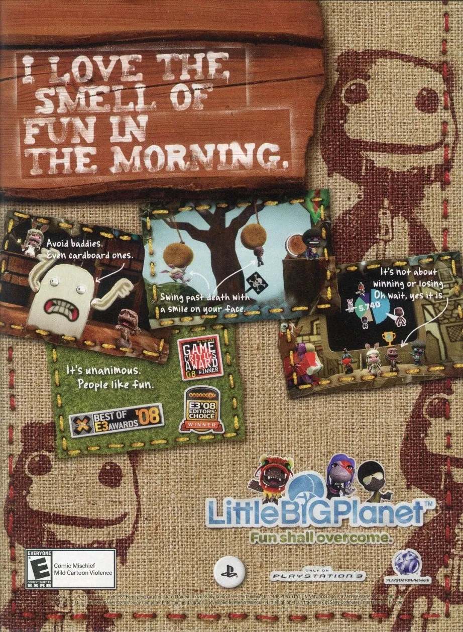Anuncio gringo de LittleBigPlanet
