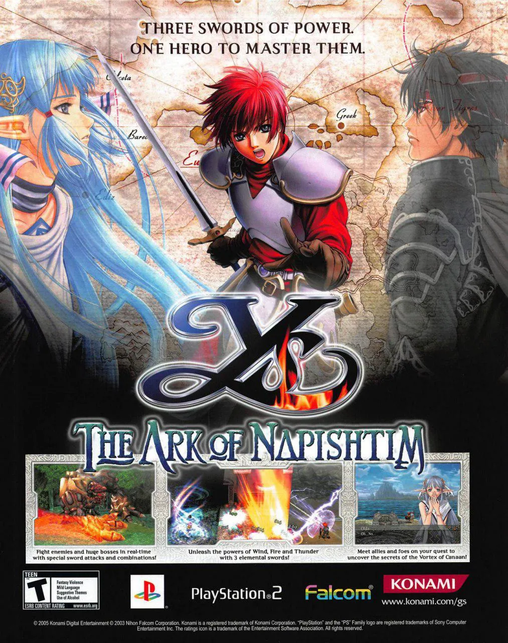 Anuncio de Ys VI en revistas gringas