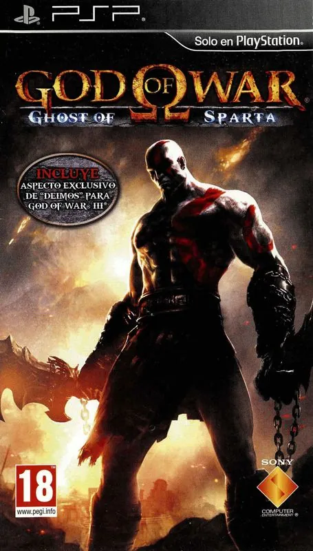 Portada española de God of War: Ghost of Sparta