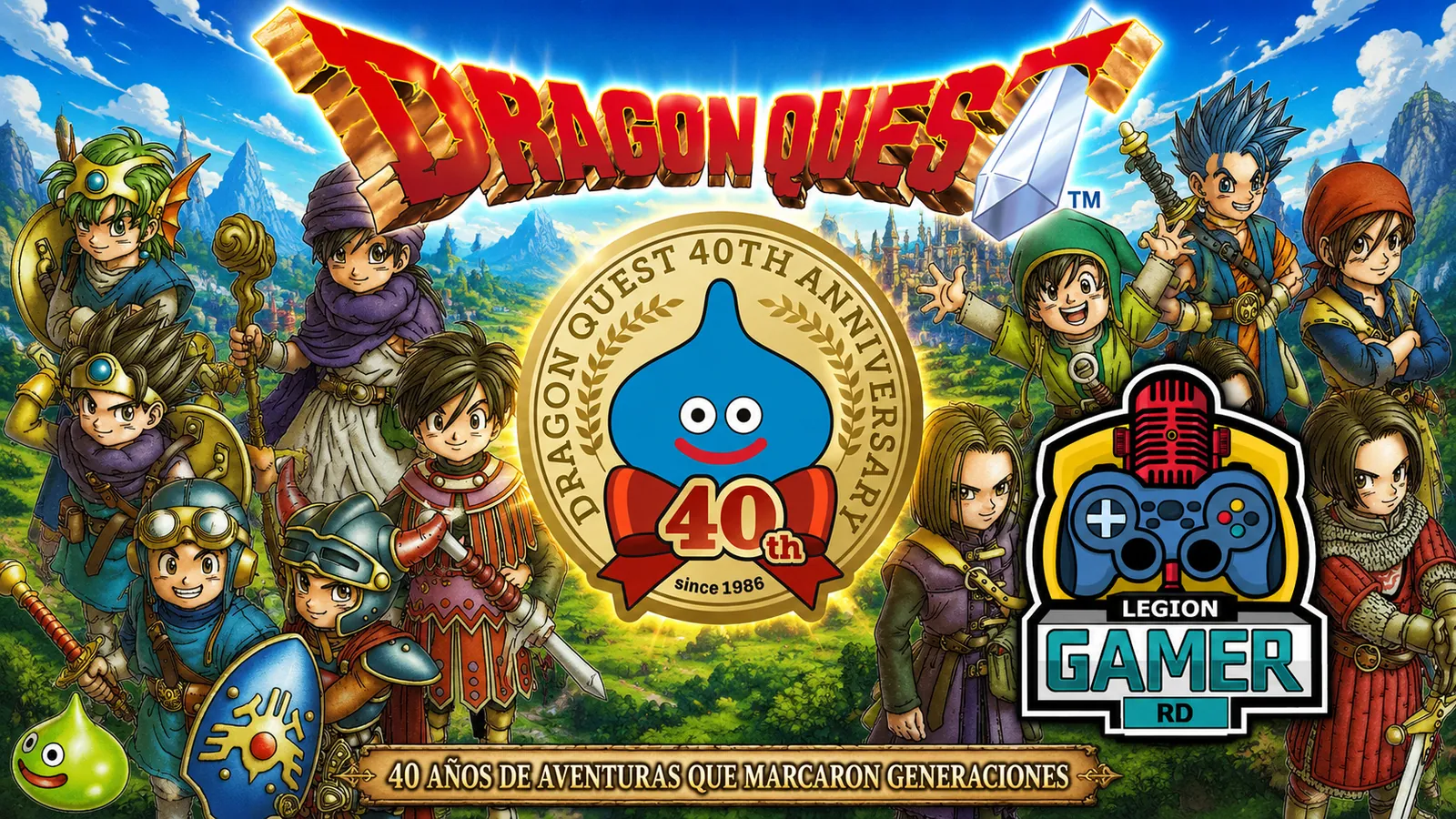 Podcast #230: Gamingside: 40 años del JRPG más influyente: Dragon Quest
