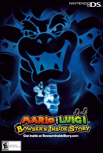 Un anuncio de Bowser con Mario & Luigi