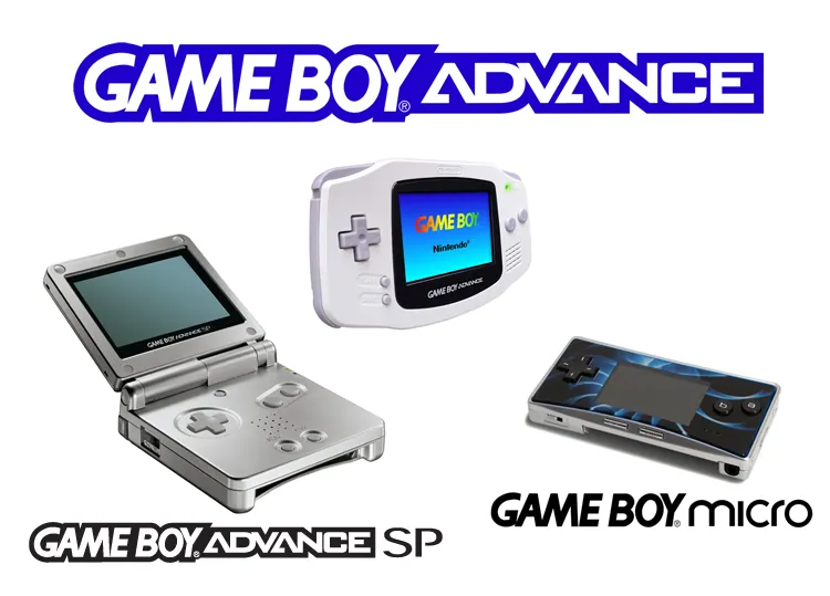La familia completa Game Boy Advance: OG, SP y Micro