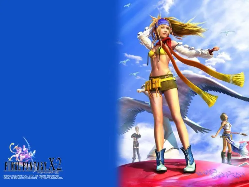 Un anuncio de revista gringa de Final Fantasy X-2