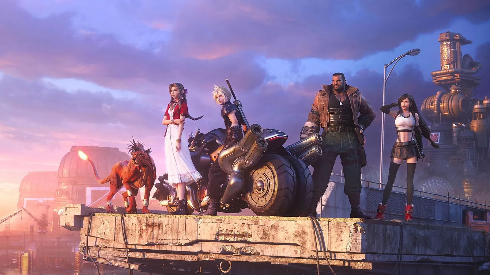 Parte del elenco original en Final Fantasy VII Remake