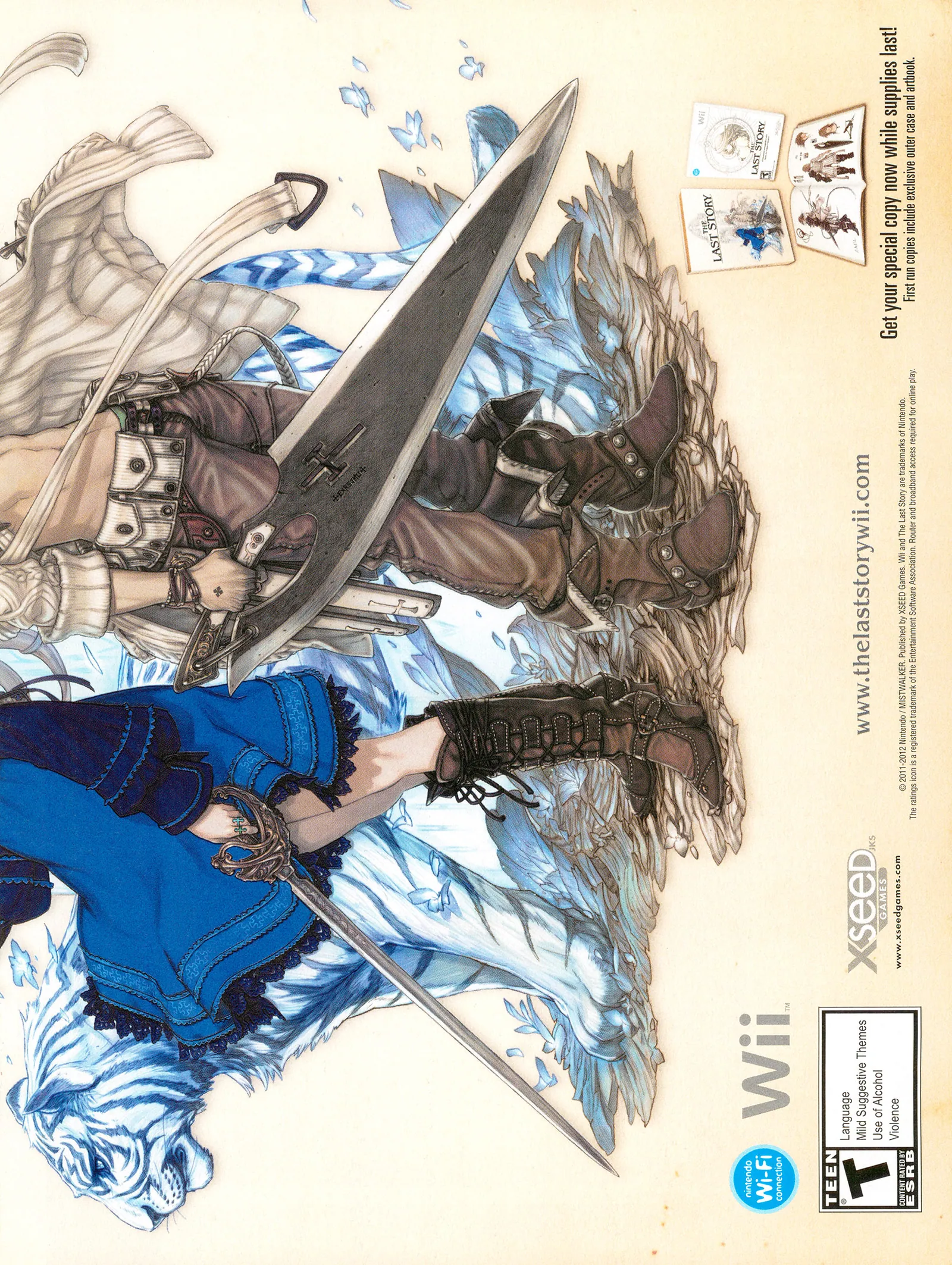 Parte de anuncio de The Last Story