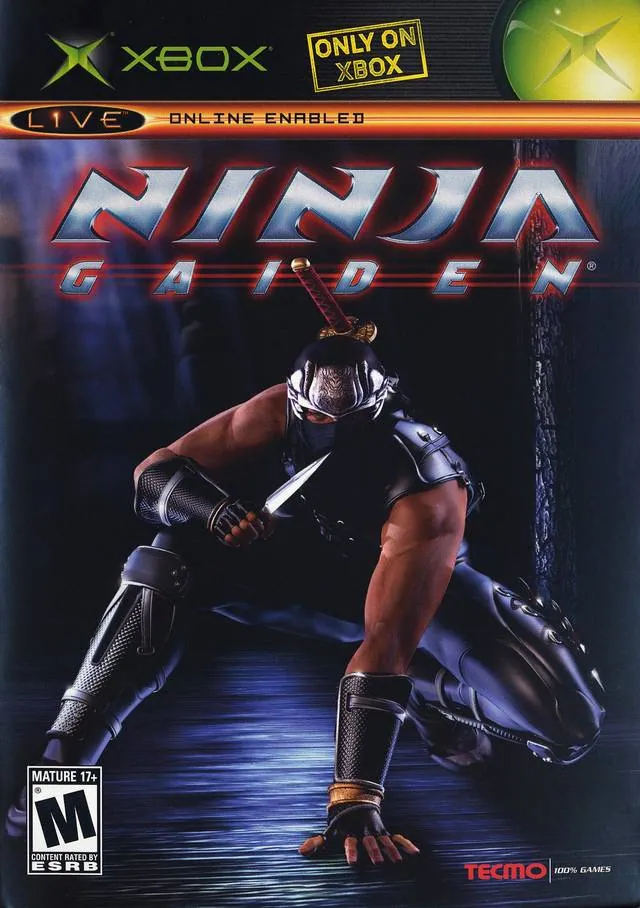 Portada americana de Ninja Gaiden