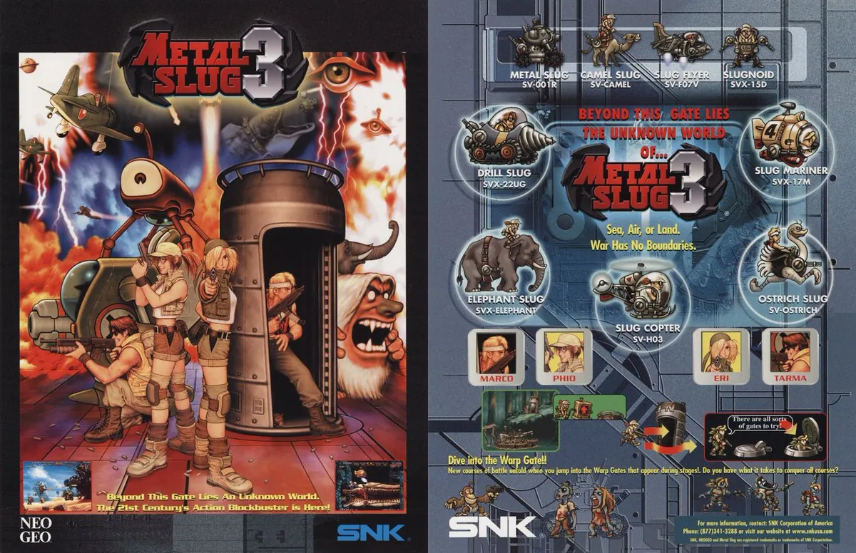 Volante gringo de Metal Slug 3