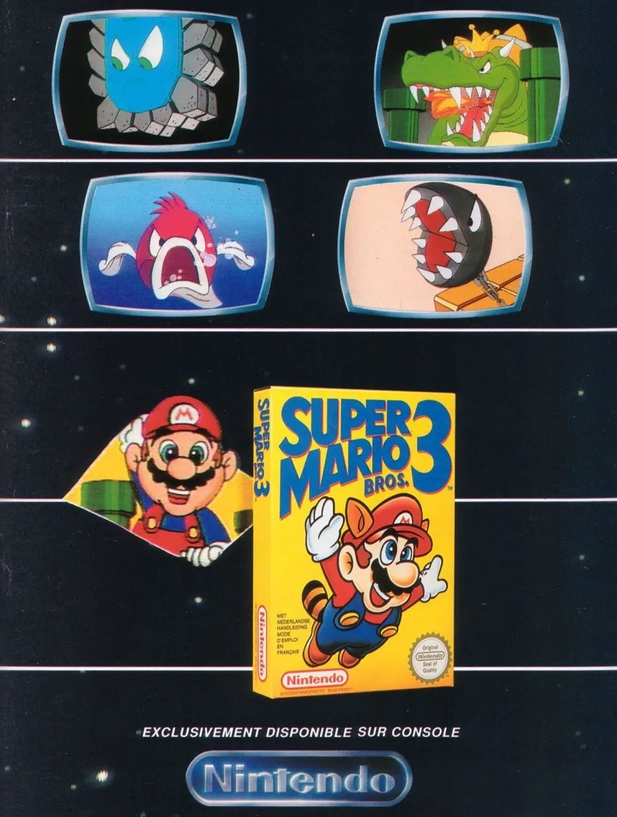 Anuncio canadiense de Super Mario Bros. 3