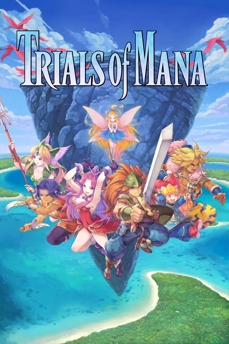 Portada global de Trials of Mana