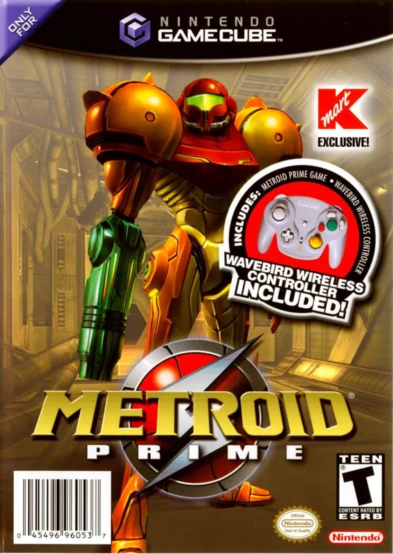 Combo de Metroid Prime con control WaveBird