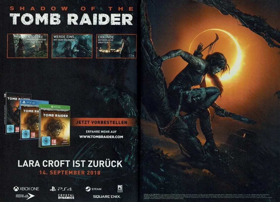 Anuncio alemán de Shadow of the Tomb Raider