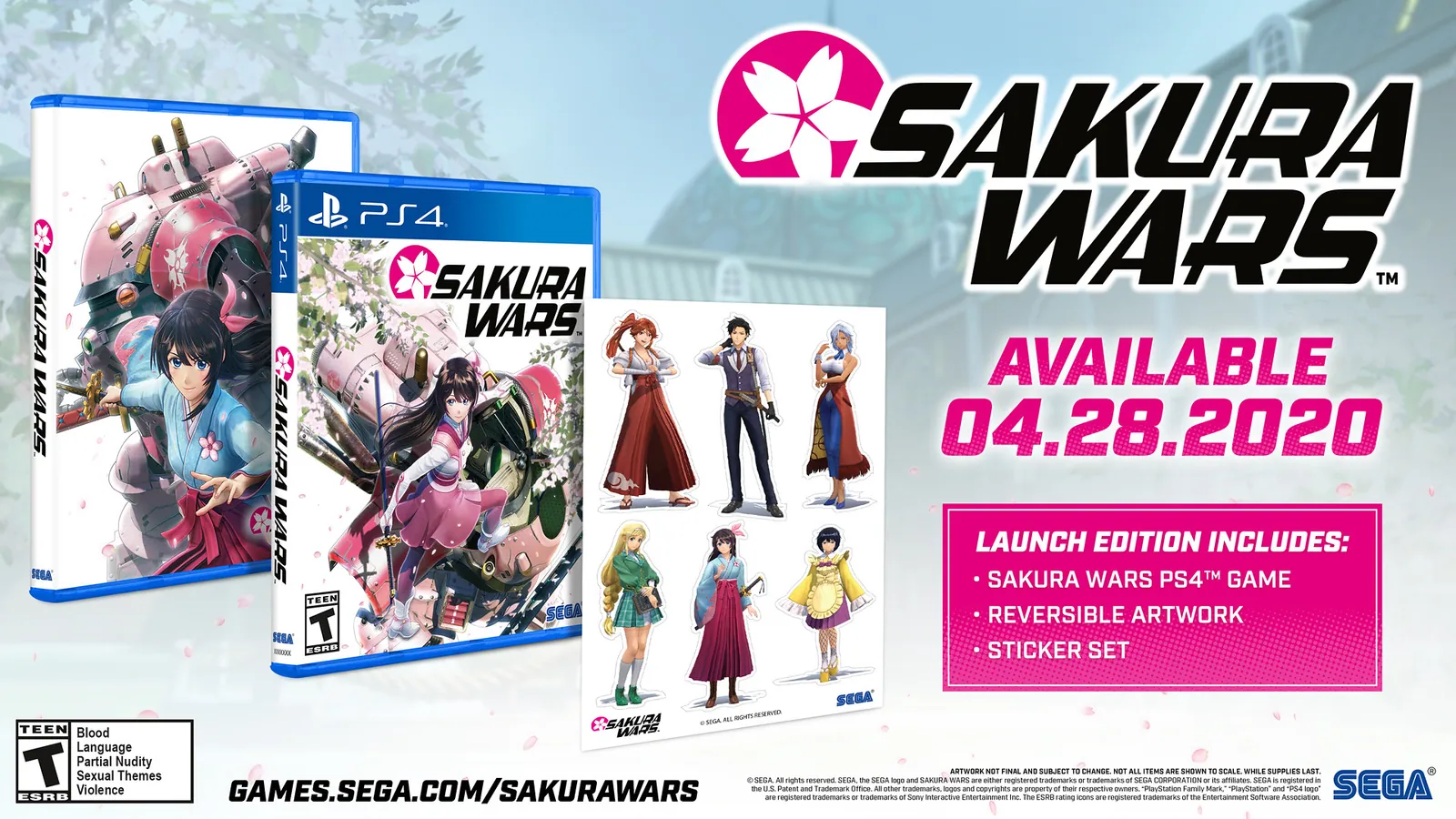 Extras de la edición de lanzamiento de Sakura Wars
