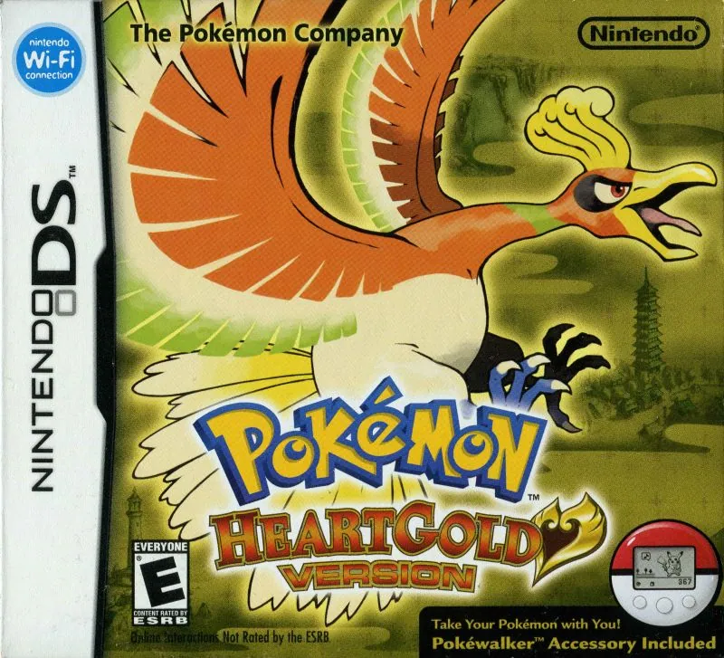 Portada americana de Pokémon HeartGold