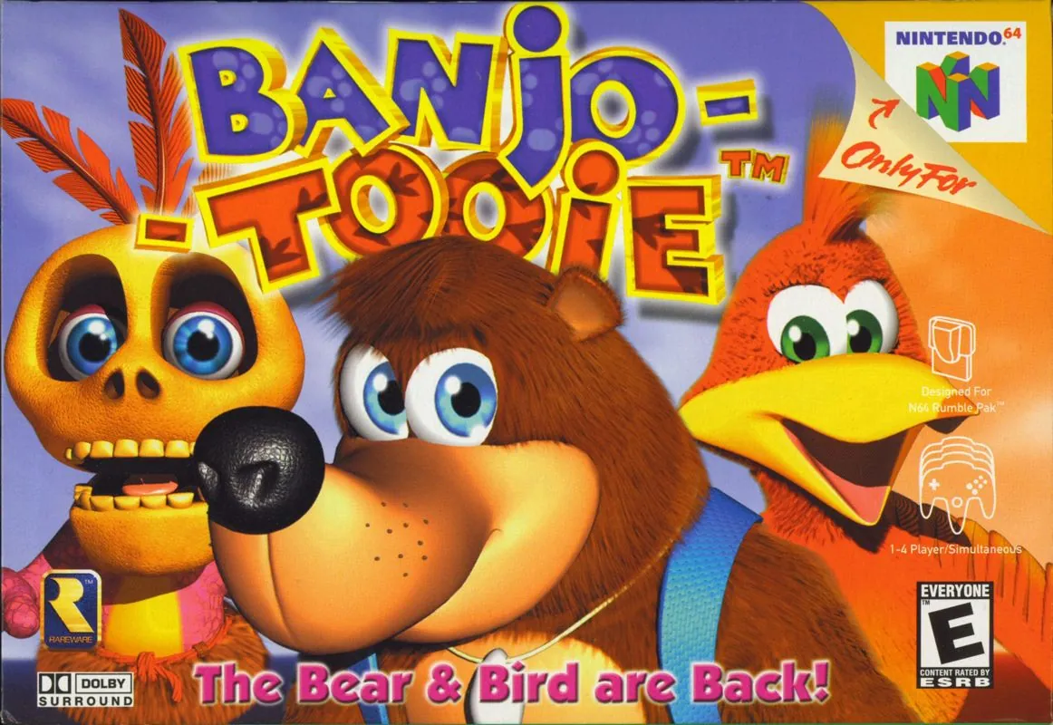 Portada americano Banjo-Tooie
