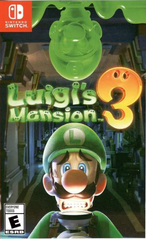 Portada estadounidense y canadiense de Luigi’s Mansion 3