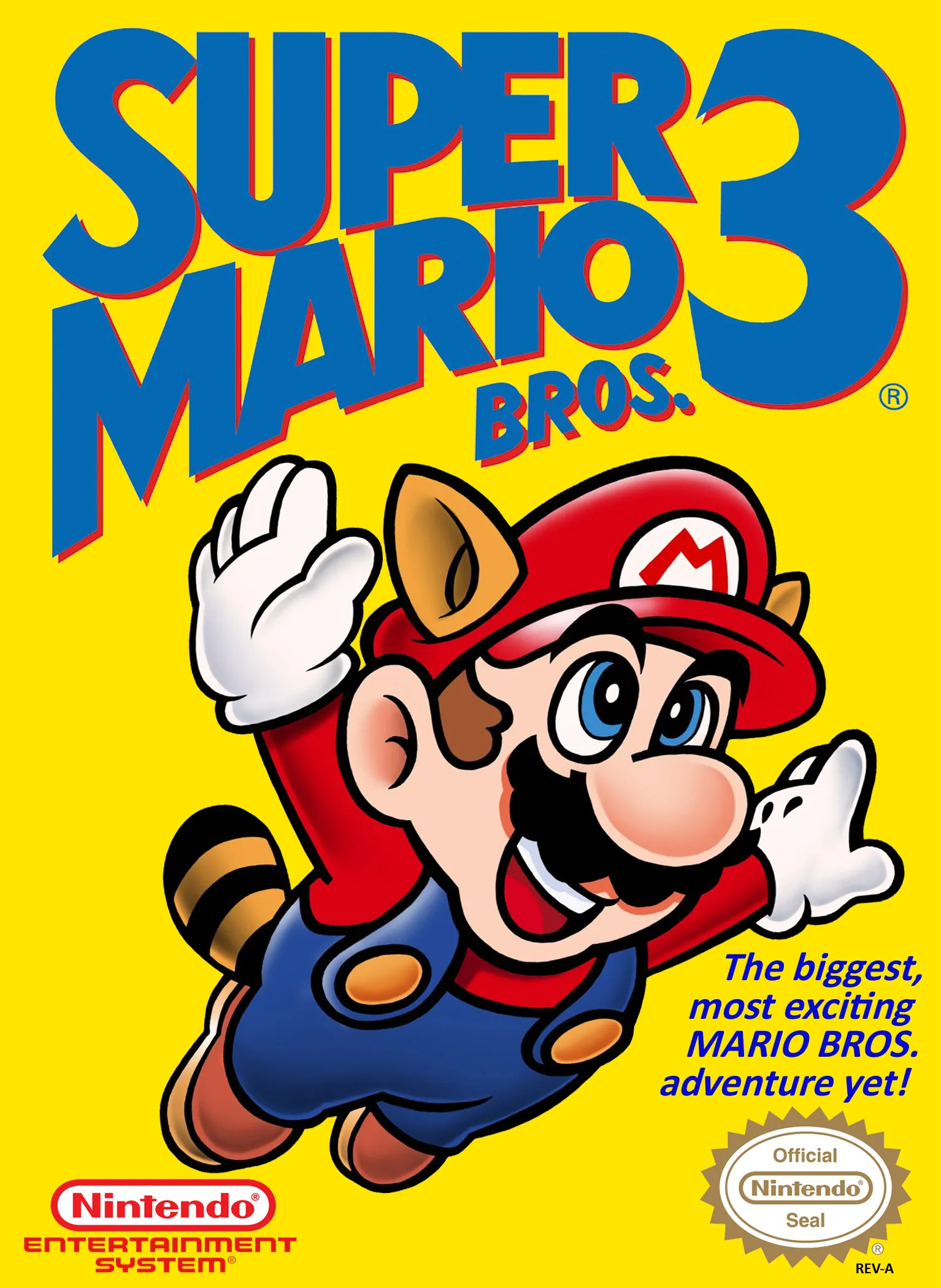 Portada americana de Super Mario Bros. 3