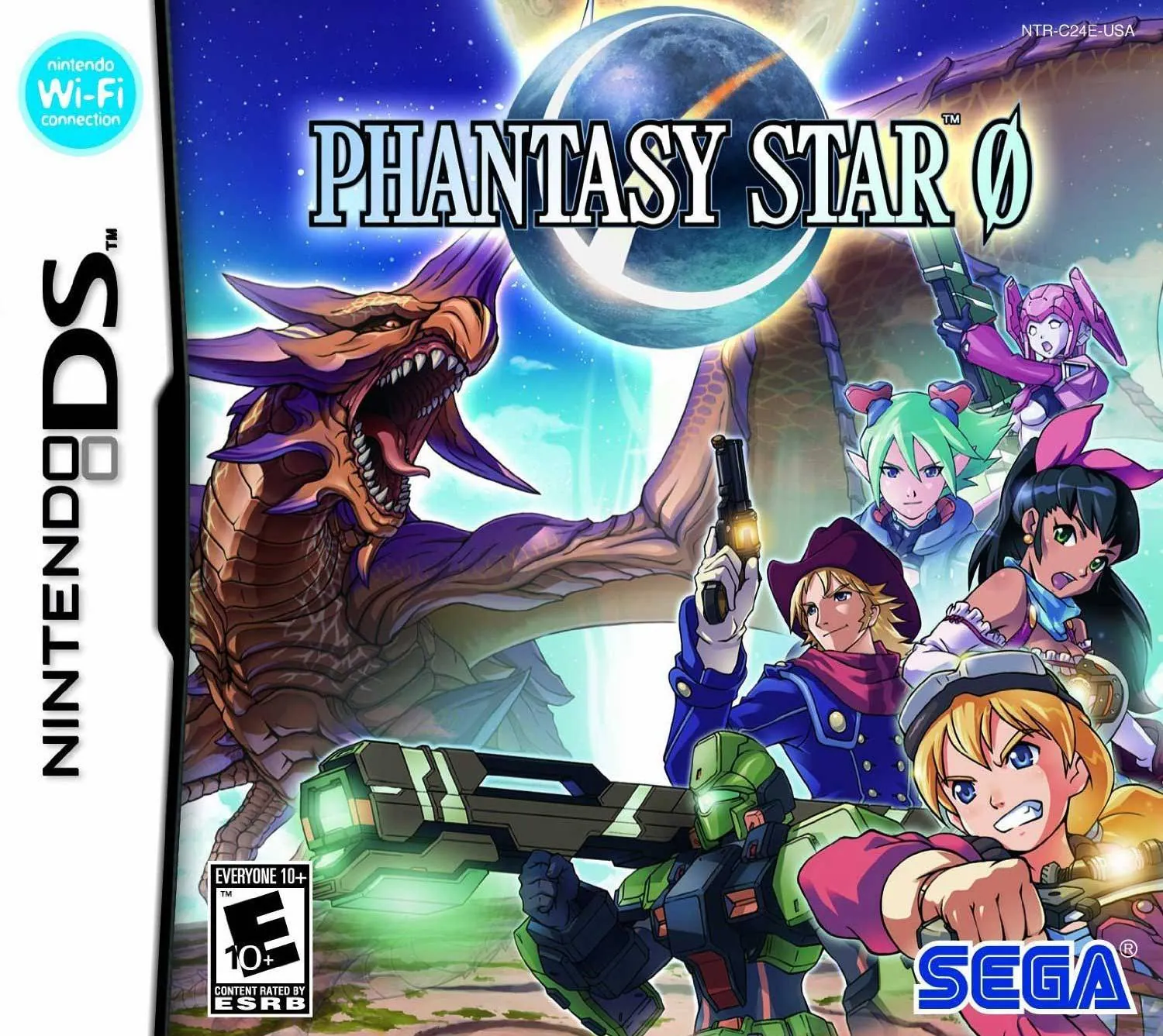 Portada americana de Phantasy Star 0