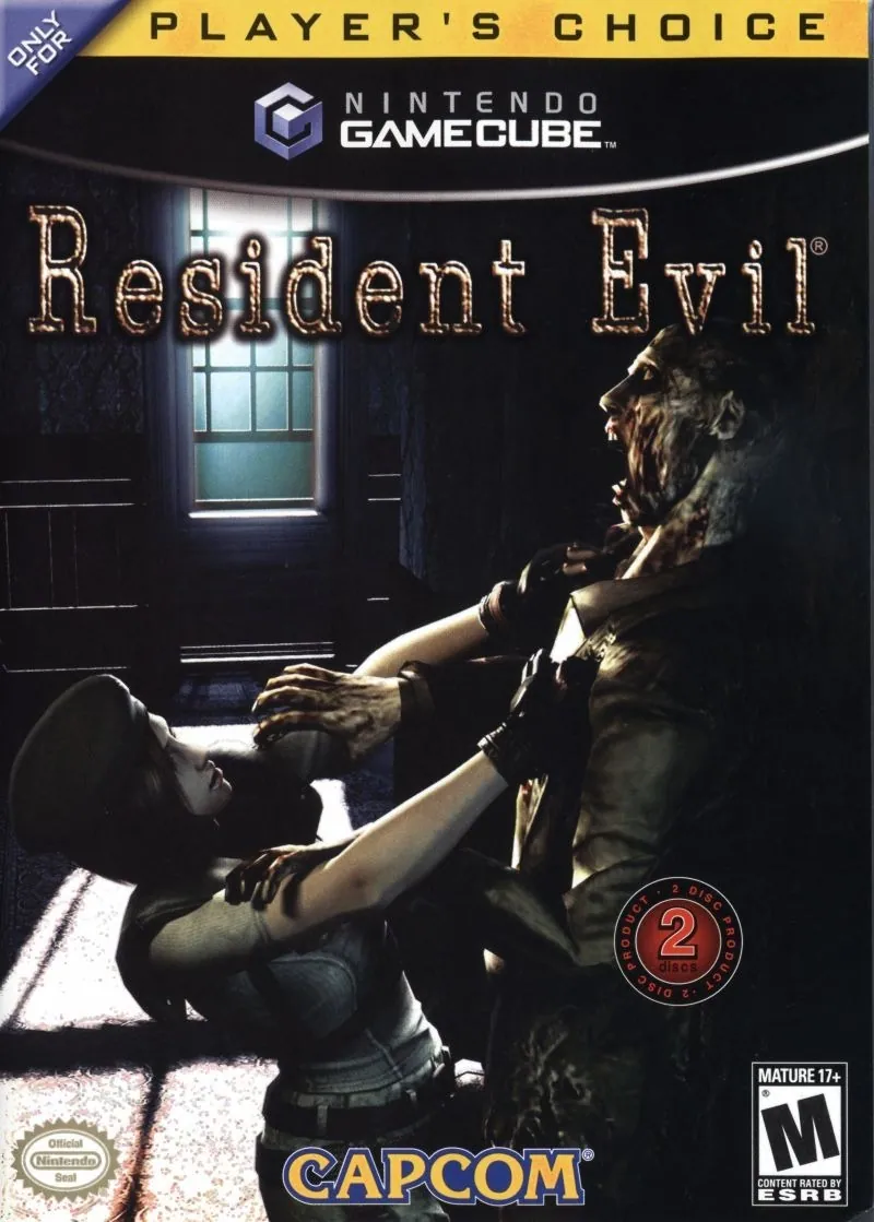 Portada americana de Resident Evil para GCN